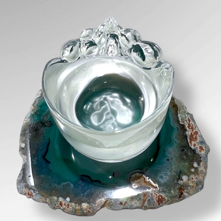 [Absolute限定]水晶　ぐい呑み　六瓢箪